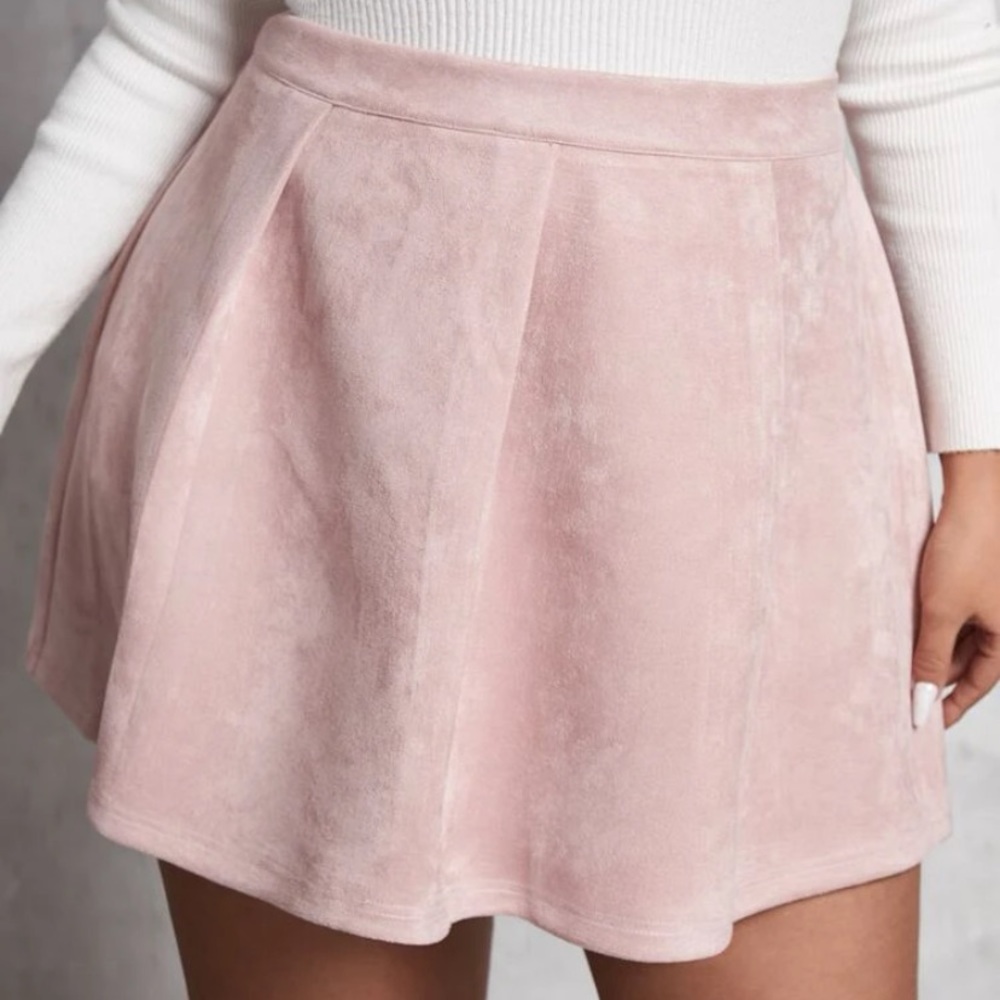 Pretty blush skirt